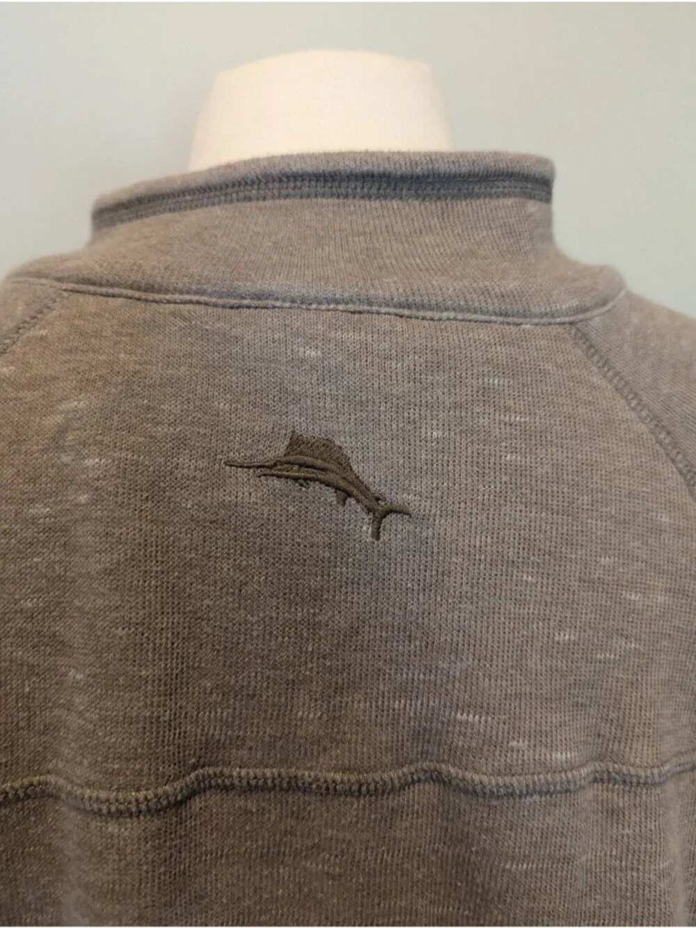 Tommy Bahama 1/4 Zip Pullover Reversible Sweatshirt XL